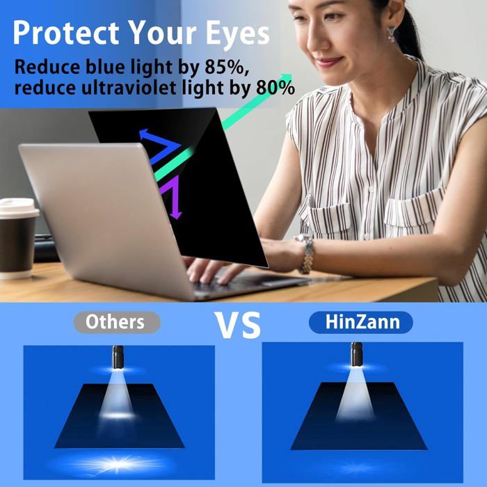 Filtre Anti-éblouissement PC Filtre Ecran Confidentialité Plyisty Écran De Confidentialité Pour Ordinateur Portable 14 Filtre De Confidentialité Protecteur écran Anti Regard