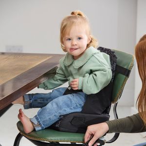 NAIZY Siège de Table pour Enfant Pliable 30x24x31 cm Poignée Antidérapante Poches de Rangement Jusqu'à 15 kg- 6 à 36 Mois