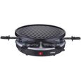 WEASY LUGA60  - Appareil à raclette et grill 4 personnes - 900W - Revêtement anti-adhésif - 30x30cm - Plaque amovible-0
