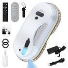 KITYTETY Robot Laveur Vitre Electrique 5600Pa - 40ml Réservoir Pulvérisation d'eau - Nettoyage automatique 3 Modes, Télécommande&10 Chiffons