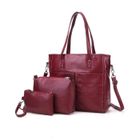 FULOZO Sac à dos enfant + sac à bandoulière + sac de pique-nique (3 pièces) - Bleu foncé