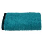 Drap de douche "Joia" - coton 550 gr/m² - bleu canard 70x130 cm - Bleu canard - Atmosphera createur d'interieur