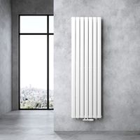 Sogood radiateur pour chauffage central 180x54cm radiateur à eau chaude panneau double couches vertical blanc