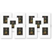 aFFa frames Cadre À Pince En Verre Pour Photos| Design Minimaliste | Plexiglas, HDF, 30x40 cm | 1 Paquet de 10
