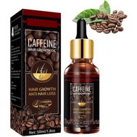 Caffeine'Revive Hair Darkening Serum, Fast Hair Growth Dense Regrowth Caffeine Serum Oil Anti Loss Treatment Essence, 50ml