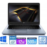 HP EliteBook 840 G1 Core i5 4210U - 1.7 GHz Win 10 Pro 64 bits -12Go Ram - 500Go HDD -AZERTY