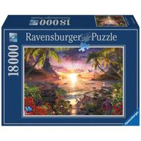 Puzzle 18000 pièces - Paradis au soleil couchant - Ravensburger