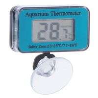 VGEBY Thermomètre Étanche LCD Numérique avec Ventouse pour Aquarium