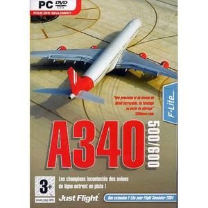 JEU PC A340-500/600 ADD ON FLIGHT SIMULATOR 2004 / PC DVD