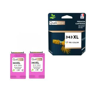Cartouches D'encre Compatibles HP 337 XL Et 342 XL - Pour DeskJet D4168 Et Autres, Pack Neuf