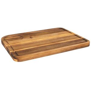 Grande Planche à Découper Bois D'Acacia – Bloc Boucherie 18x12 Pouces – Neuf