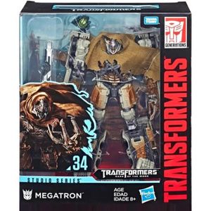 FIGURINE - PERSONNAGE SS34 Megatron - Hasbro Transformers Toys Studio Series 34 Leader Classe Dark Megatron Action Figure Robot Mod