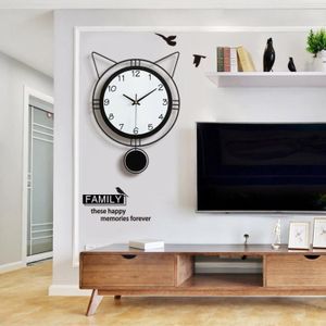 Horloge Chat Silencieuse Cdiscount