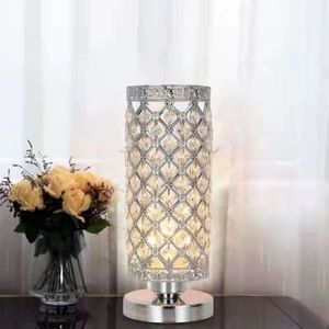 LAMPE A POSER Lampe de table en cristal moderne simple lampe de chevet chambre chaleureuse et romantique art créatif décoration veilleuse
