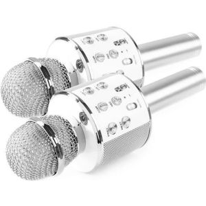 MICROPHONE - ACCESSOIRE MAX KM01 - Kit deux microphones Karaoké micro sans