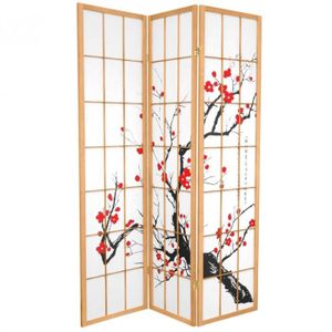 Tableau sur toile, Fleurs de cerisier japonais (P-1514) 120x40 cm -  Cdiscount Maison