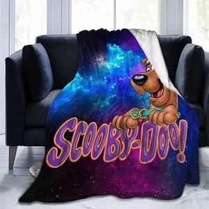 COUVERTURE - PLAID Couverture Scooby DOO - Couverture créative - Pour la maison, la chambre à coucher, le salon 100x150cm[123]