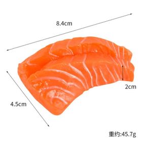 DINETTE - CUISINE 1 PC - Simulation fausse nourriture Sushi saumon a