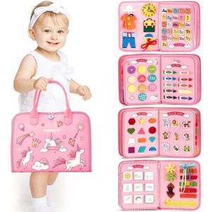 Busy Board Pour Enfants, 4 Couches Planche, Jeux Montessori Apprendre