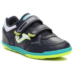 CHAUSSURES DE FOOTBALL Chaussures JOMA Top Flex Jr 2303 Indoor Noir - Mixte/Enfant