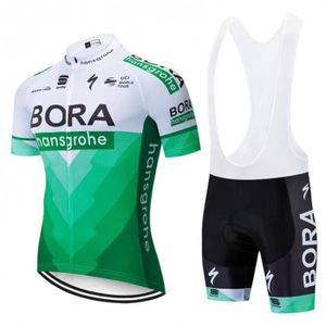 MAILLOT DE CYCLISME Maillot de Cyclisme Homme Manches Courtes + Cuissard Court avec Gel 3D Rembourré - Vert - Respirant - Cycle