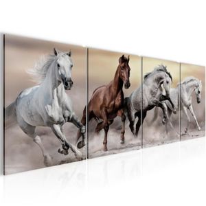 Décoration murale colorée représentant un cheval Décoration murale colorée représentant un cheval
