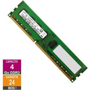MÉMOIRE RAM Barrette Mémoire 4Go RAM DDR3 Samsung M378B5273CH0