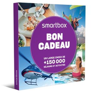 Boîte cadeau SMARTBOX - Bon Cadeau - 40 euros - Coffret Cadeau | 40 euros en Bon cadeau pour accéder à tout l’univers des expériences Smartbox