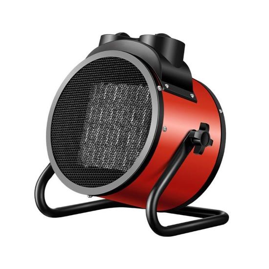 Covie - Chauffage portatif - Mini chauffage - Avec poignée - Réchauffeur  rapide - Rouge