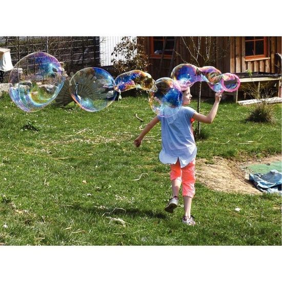 Kit De 29 Bulles De Savon Géantes Pour Enfants – Baguettes Formes Cœurs, étoiles – Idéal Fêtes Et Plein Air