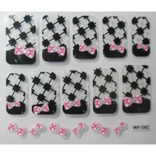 Accessoire ongles nail art Stickers autocollant Cdiscount Au quotidien