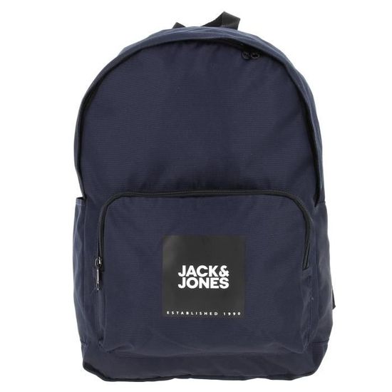 Sac a dos college Jacback to school backpack navy Jack and jones UNIQUE Bleu Marine Cdiscount Bagagerie Maroquinerie