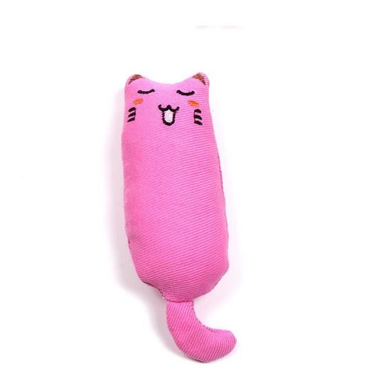 Jouets en peluche pour chat mignon Mini jouet interactif amusant broyage des dents cataire herbe