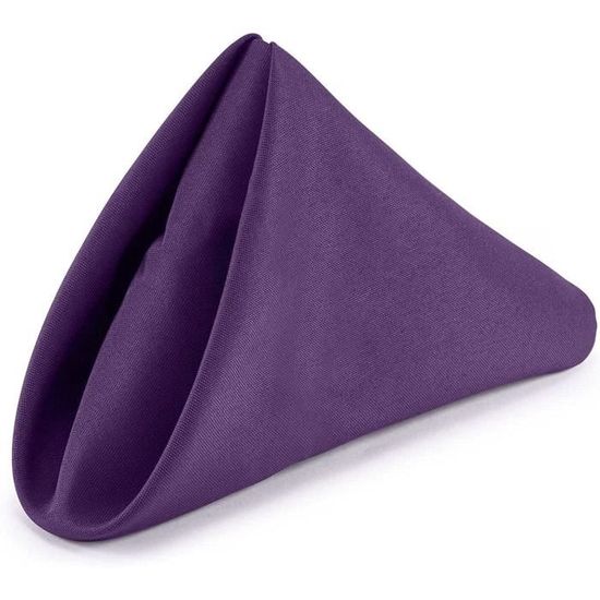 Lot De 70 Serviettes De Banquet En Polyester - Couleur Pêche - 40x40 Cm