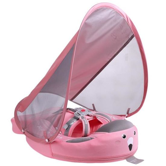 Mambobaby Bouee Bebe avec Parasol, Flotteur pour Bebe Bouée Piscine