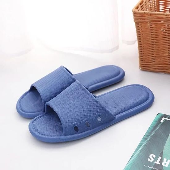 Pantoufles De Bain Antidérapantes Unisexes – Semelle EVA 4 Cm, Confort Nuage, Imperméables, Pour Piscine Et Maison