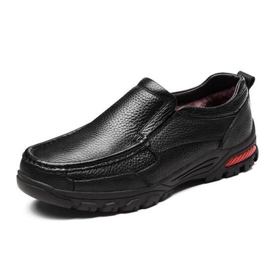 Chaussures Homme Mocassins En Cuir Véritable - Taille US 9.5, Légères, Respirantes, Fait Main