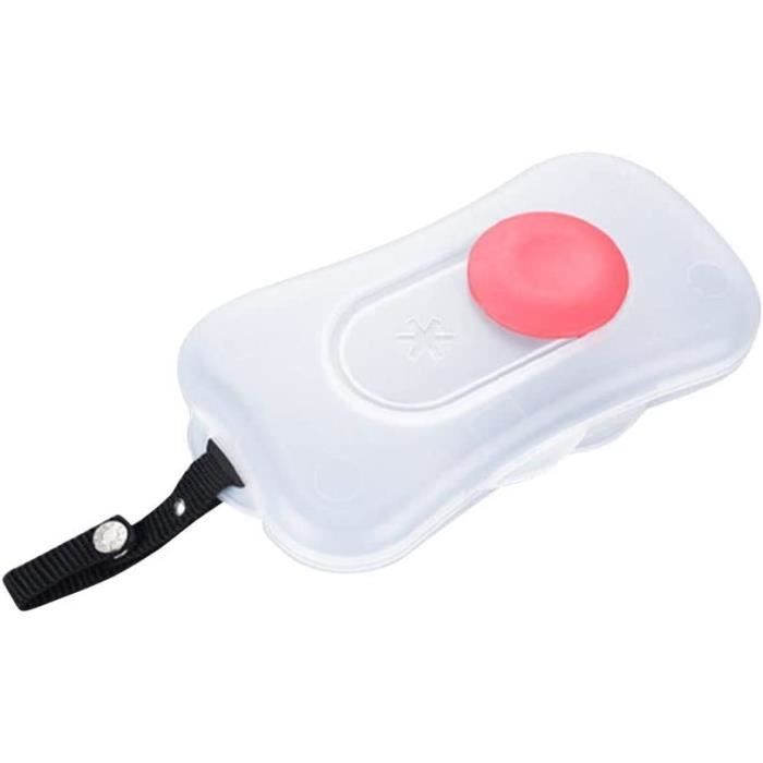 Porte-Lingettes Bébé Réutilisable Étanche - Lot De 2 - Garde Lingettes Humides - Voyage