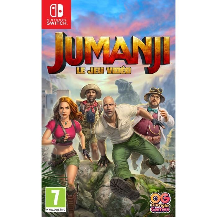 Jumanji Le Jeu Video Jeu Switch Cdiscount Jeux Video