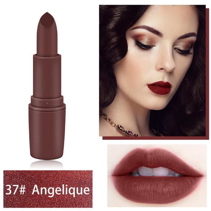 rouge à lèvres MISS ROSE Brick Red Bullet Rouge à lèvres Aunt Color Mist Matt Rouge à lèvres Glaze LWL90409106G_Youn