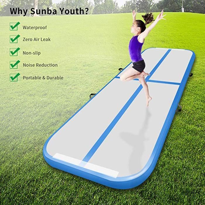 3m / tapis de yoga de plancher de matelas acrobatique de piste gonflable de gymnastique d'air avec la pompe électrique(fret aérien)