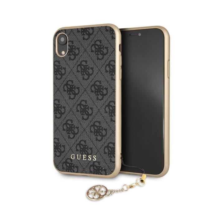 Coque GUESS GUHCI61GF4GGR iPhone XR Gris*
