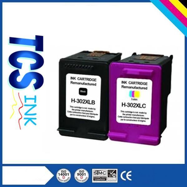 Packs 2 cartouches pour HP 302XL Noire et Couleur Compatible Envy 4522