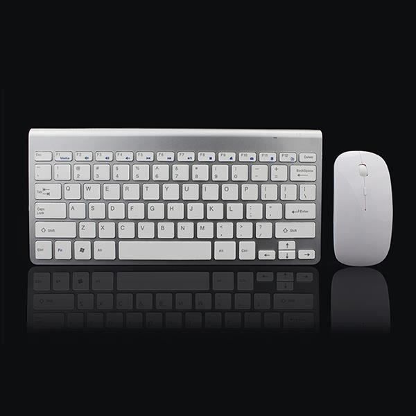 2,4 Ghz Clavier et souris sans fil ultra-mince Avec le jeu de clavier souris recepteur USB Pour Apple PC Windows XP - 7-8-10 My12148