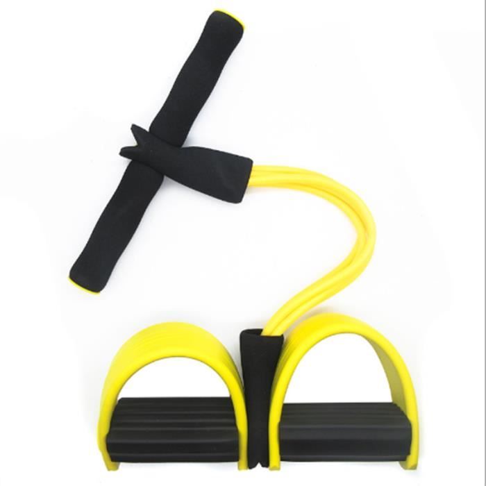 Bande de tension,Fitness Bands Set Strips Exercise Band for Training/Physical Stretching, Resistance Band, Couleur: Jaune