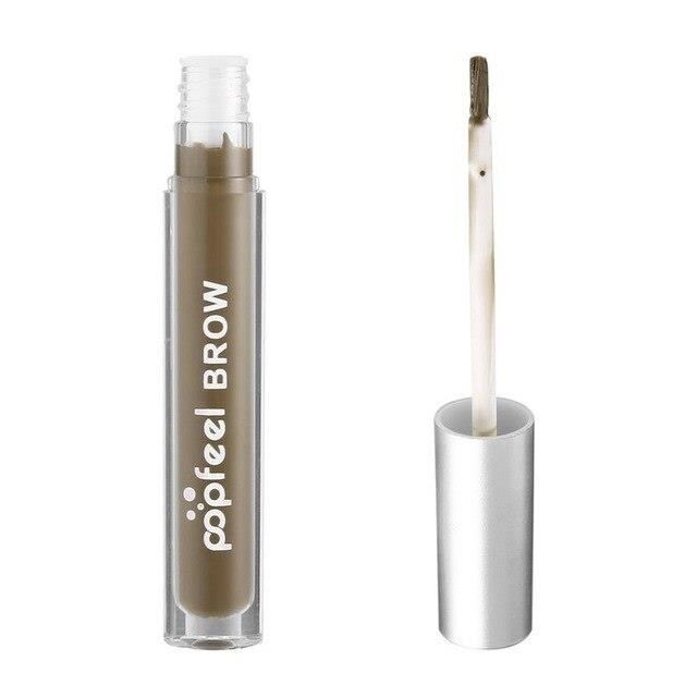 POPFEEL professionnel sourcil Mascara crème imperméable à l'eau longue durée sourcil colorant Gel avec sourcil brosse