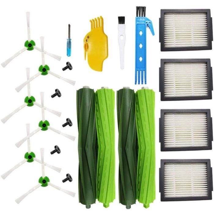 Pièces de rechange pour brosses série iRobot Roomba i7 i7 + / i7 Plus E5 E6 E7, kits de remplacement pour fixations Roomba i & e sér