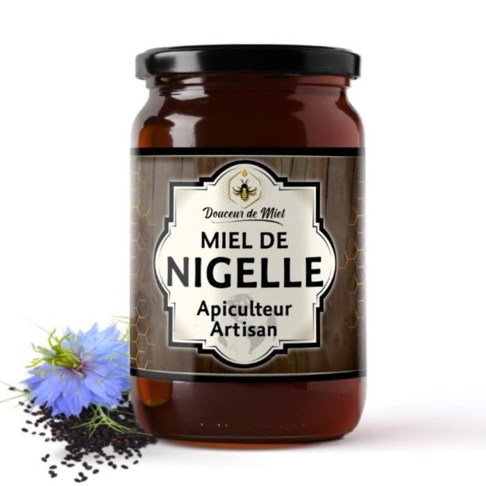 Miel de Fleurs de Nigelle - Bienfaits multiples - Pot de 250g