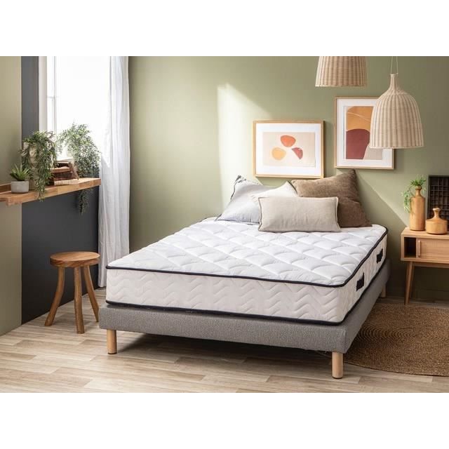 Matelas 180x200 cm SOMDREAM - 24 cm - Ressorts ensachés - SAPHIR