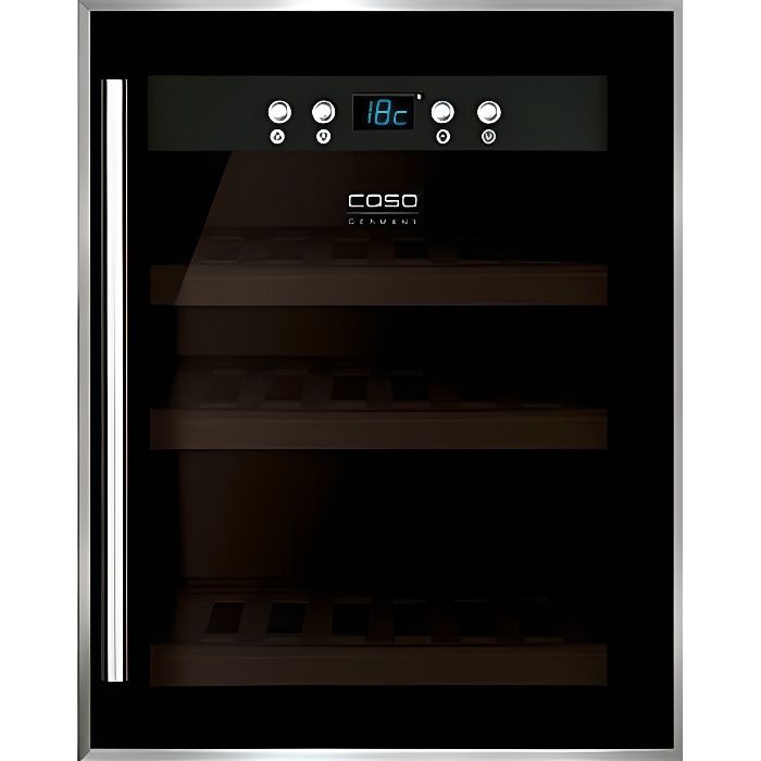 Wine Safe 12 black technologie compressor